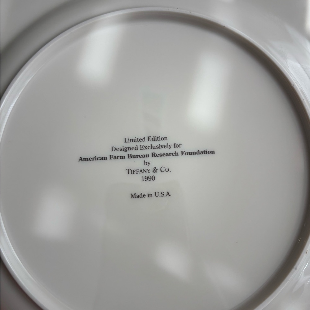 Tiffany & Co. Ivory Collector's Plate